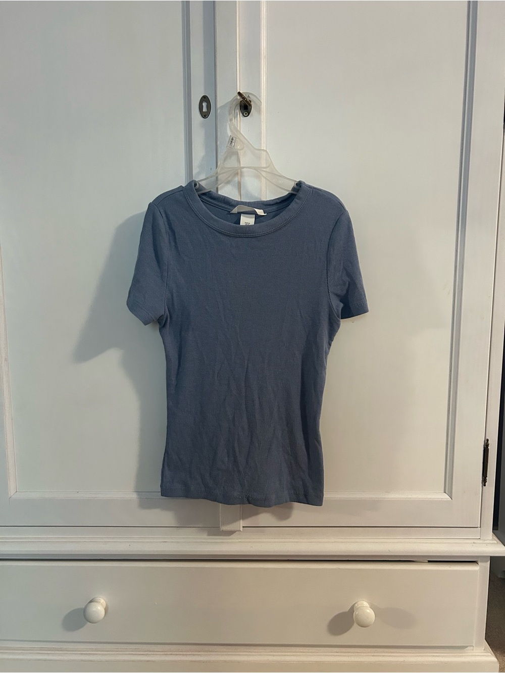 Classic Crewneck Tee in Slate Blue